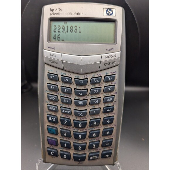 HP Other - HP 33s Scientific Calculator • RPN Mode • Tested • Serial CNA72804910